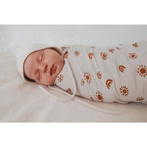 Sunny Sand Organic Muslin wrap