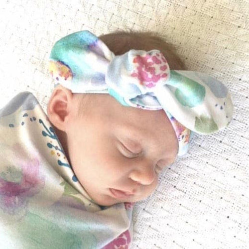 Sweet Petal topknot headband - Aidenandava