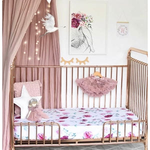 Wanderlust fitted cot sheet - Aidenandava