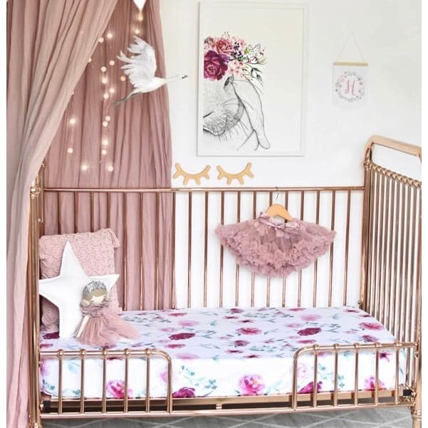Wanderlust fitted cot sheet - Aidenandava