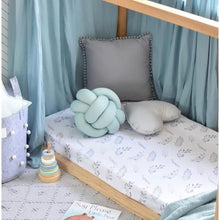 Load image into Gallery viewer, Wild fern fitted cot sheet - Aidenandava
