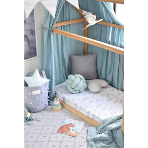 Wild fern fitted cot sheet - Aidenandava