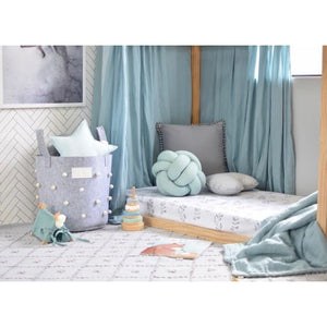 Wild fern fitted cot sheet - Aidenandava